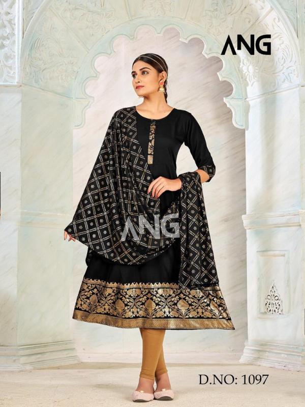 Ang 1097 American Creap Designer Exclusive top with dupatta Collection